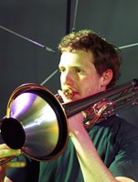 Sascha Hois at Trombone in microphone array